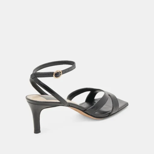 BECKI HEELS MIDNIGHT CRINKLE PATENT