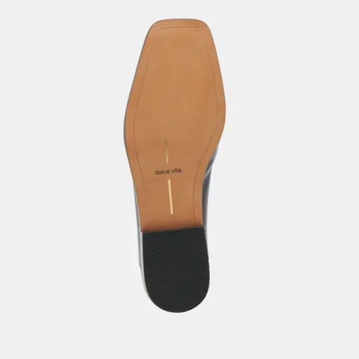 BENY FLATS BLACK STUDDED LEATHER