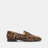 BENY FLATS DK LEOPARD CALF HAIR