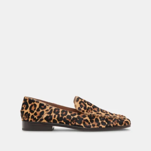 BENY FLATS DK LEOPARD CALF HAIR
