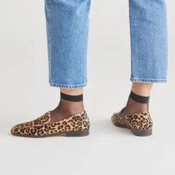 BENY FLATS DK LEOPARD CALF HAIR