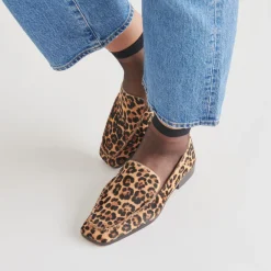 BENY FLATS DK LEOPARD CALF HAIR