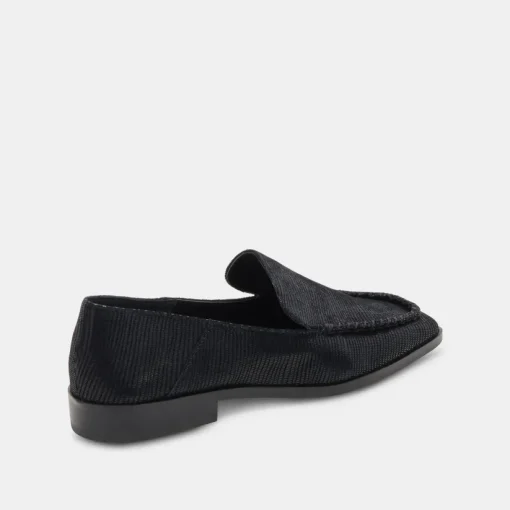 BENY FLATS ONYX EMBOSSED LEATHER
