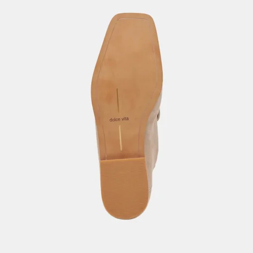 BENY FLATS TAUPE SUEDE