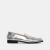 BENY WIDE FLATS SILVER DISTRESSED LEATHER