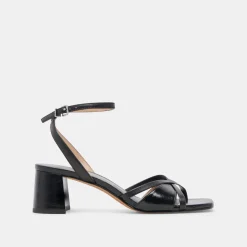 BLAKLY HEELS MIDNIGHT CRINKLE PATENT