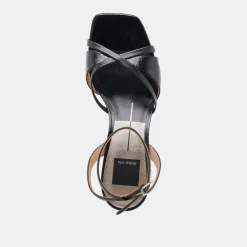 BLAKLY HEELS MIDNIGHT CRINKLE PATENT