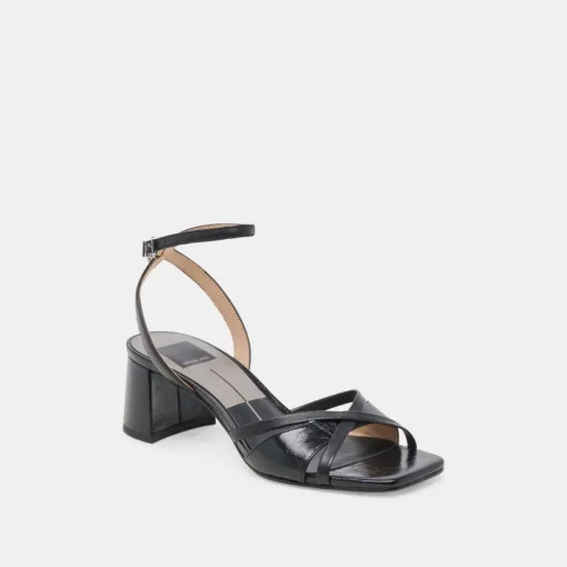 BLAKLY HEELS MIDNIGHT CRINKLE PATENT
