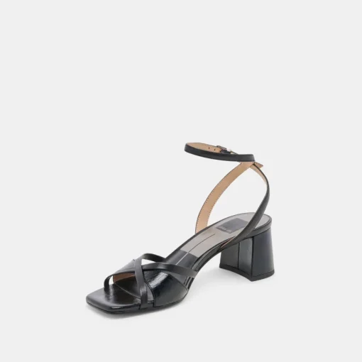 BLAKLY HEELS MIDNIGHT CRINKLE PATENT