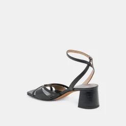 BLAKLY HEELS MIDNIGHT CRINKLE PATENT