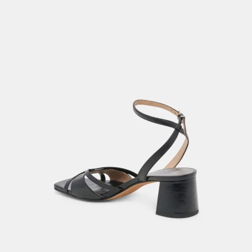 BLAKLY HEELS MIDNIGHT CRINKLE PATENT