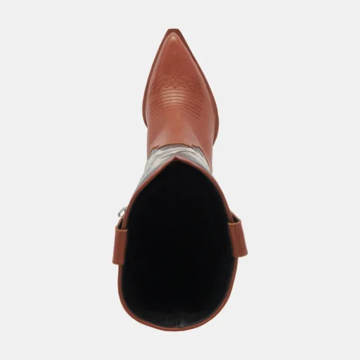 BLANCH BOOTS BROWN BLACK LEATHER