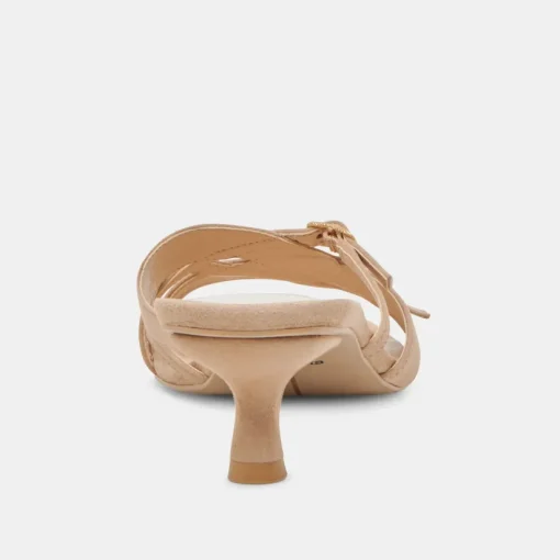 BRYANT HEELS CAMEL SUEDE