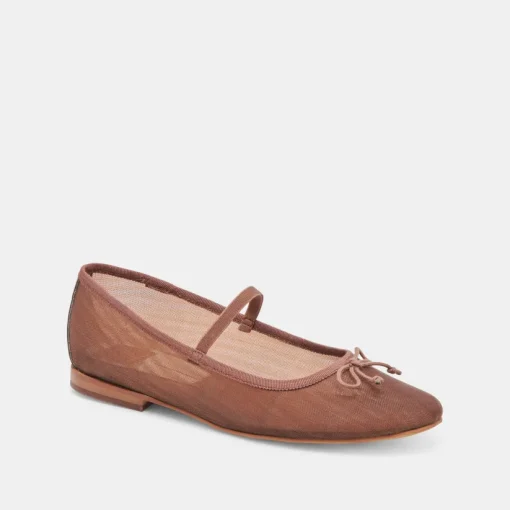 CADEL BALLET FLATS ESPRESSO MESH