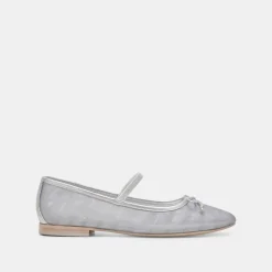CADEL BALLET FLATS SILVER MESH