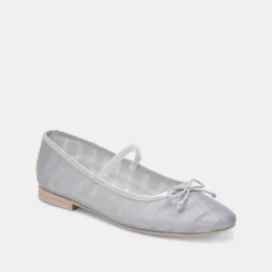 CADEL BALLET FLATS SILVER MESH