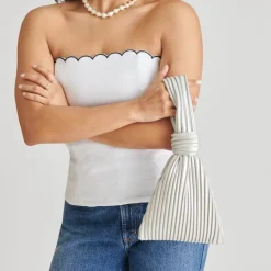 CAREY HANDBAG SILVER STELLA