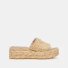 CHAVI SANDALS LT NATURAL RAFFIA