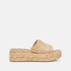 CHAVI SANDALS LT NATURAL RAFFIA
