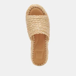 CHAVI SANDALS LT NATURAL RAFFIA
