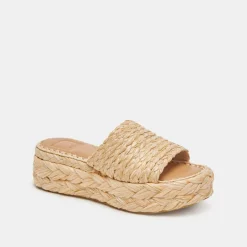 CHAVI SANDALS LT NATURAL RAFFIA