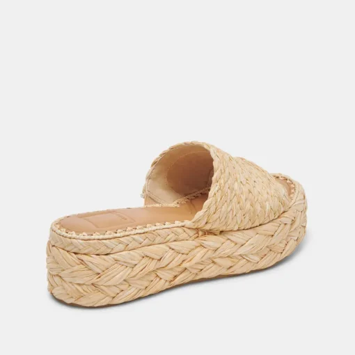 CHAVI SANDALS LT NATURAL RAFFIA