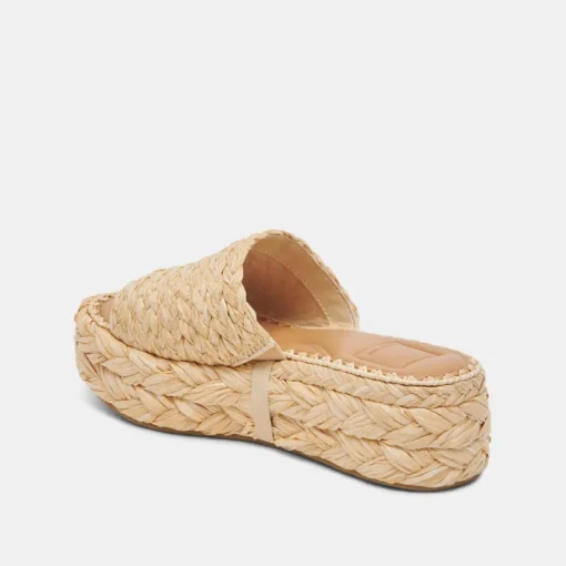 CHAVI SANDALS LT NATURAL RAFFIA