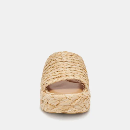CHAVI SANDALS LT NATURAL RAFFIA