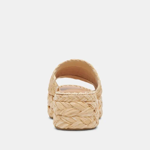 CHAVI SANDALS LT NATURAL RAFFIA