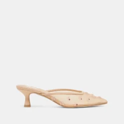 CLARA HEELS FRENCH VANILLA MESH