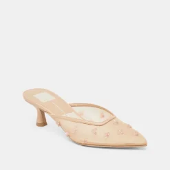 CLARA HEELS FRENCH VANILLA MESH