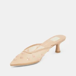 CLARA HEELS FRENCH VANILLA MESH