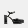 CLAUD HEELS MIDNIGHT PATENT LEATHER