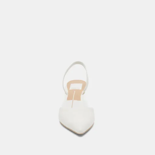CORSA HEELS TRUE WHITE LEATHER