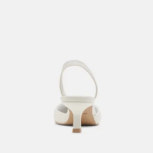 CORSA HEELS TRUE WHITE LEATHER