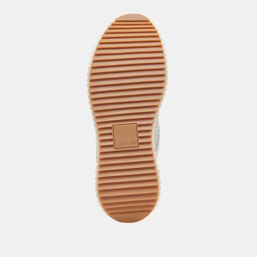 DAISHA SNEAKERS WHITE PERFORATED LEATHER
