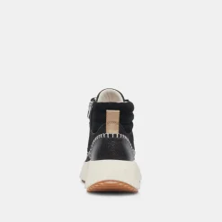 DALEY SNEAKERS BLACK MULTI SUEDE