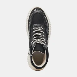 DALEY SNEAKERS BLACK MULTI SUEDE