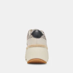 DANDI SNEAKERS BLACK NATURAL RAFFIA