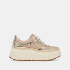 DANDI SNEAKERS LIGHT GOLD WOVEN