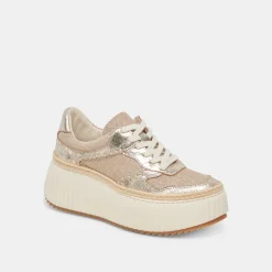 DANDI SNEAKERS LIGHT GOLD WOVEN
