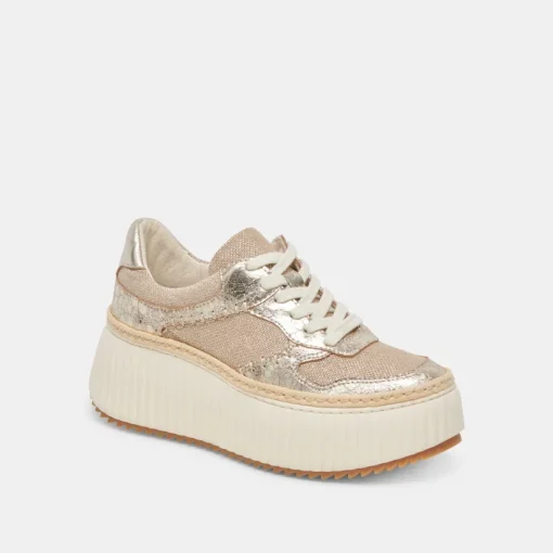 DANDI SNEAKERS LIGHT GOLD WOVEN
