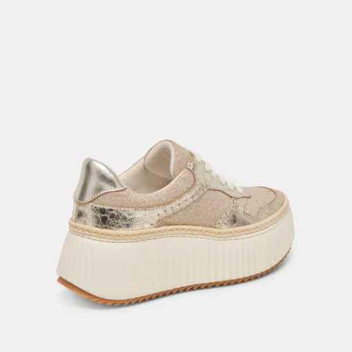 DANDI SNEAKERS LIGHT GOLD WOVEN