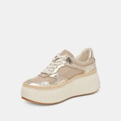 DANDI SNEAKERS LIGHT GOLD WOVEN