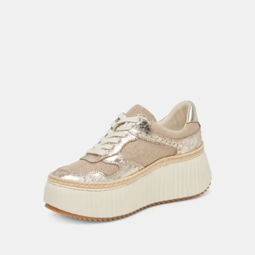 DANDI SNEAKERS LIGHT GOLD WOVEN