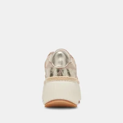 DANDI SNEAKERS LIGHT GOLD WOVEN