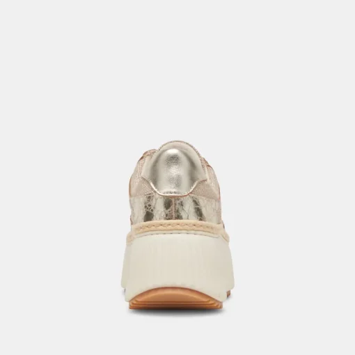 DANDI SNEAKERS LIGHT GOLD WOVEN