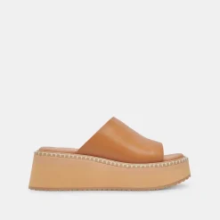 DARCEL SANDALS TAN LEATHER