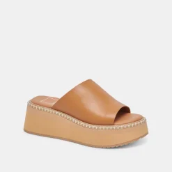DARCEL SANDALS TAN LEATHER