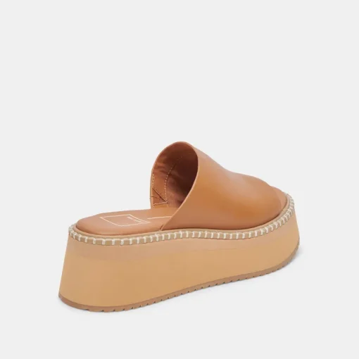 DARCEL SANDALS TAN LEATHER